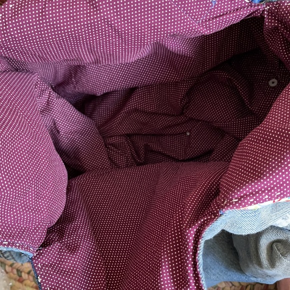 Custom Vintage Jean Handbag New Never Used - Picture 11 of 11